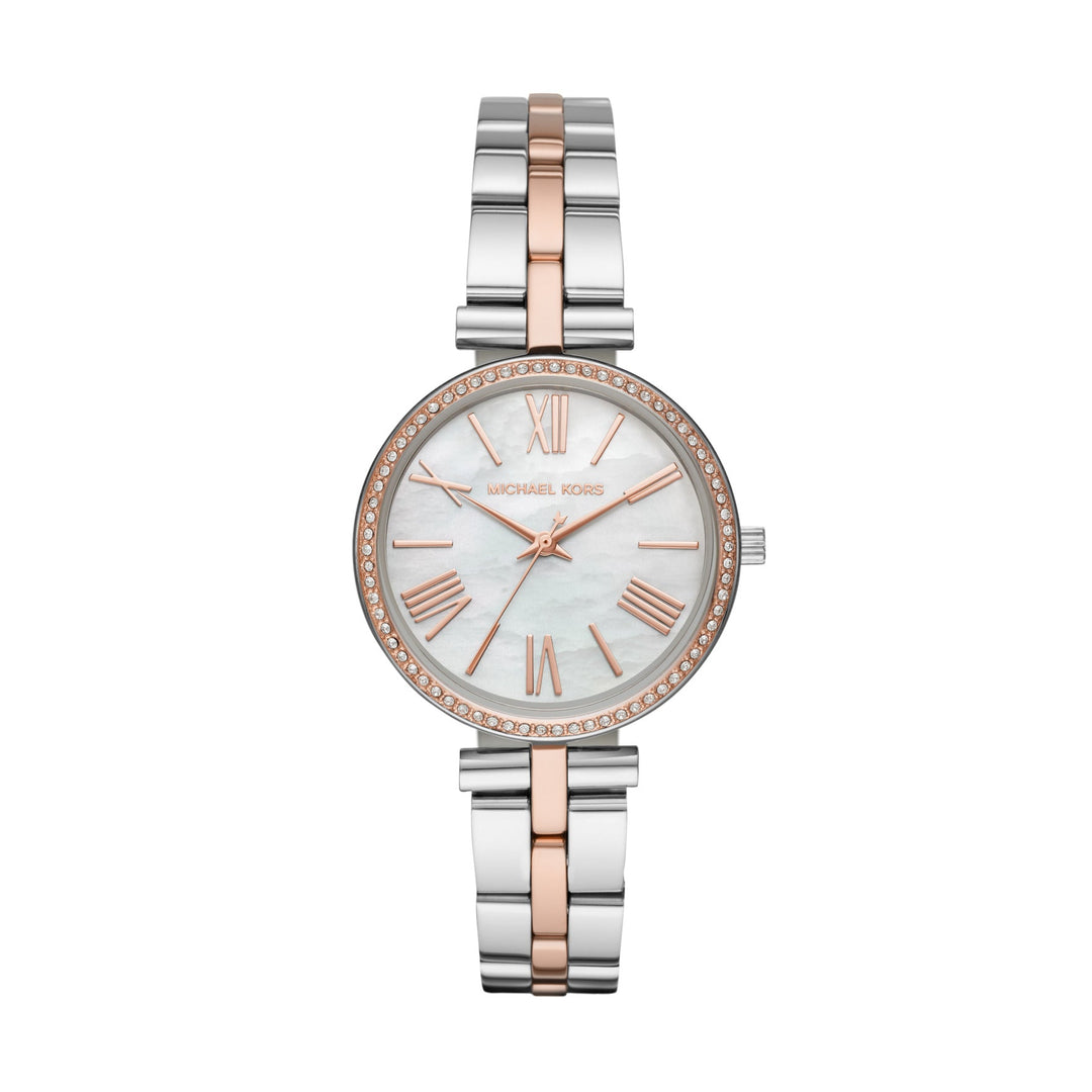 Michael Kors Mother of Pearl Analog Women&