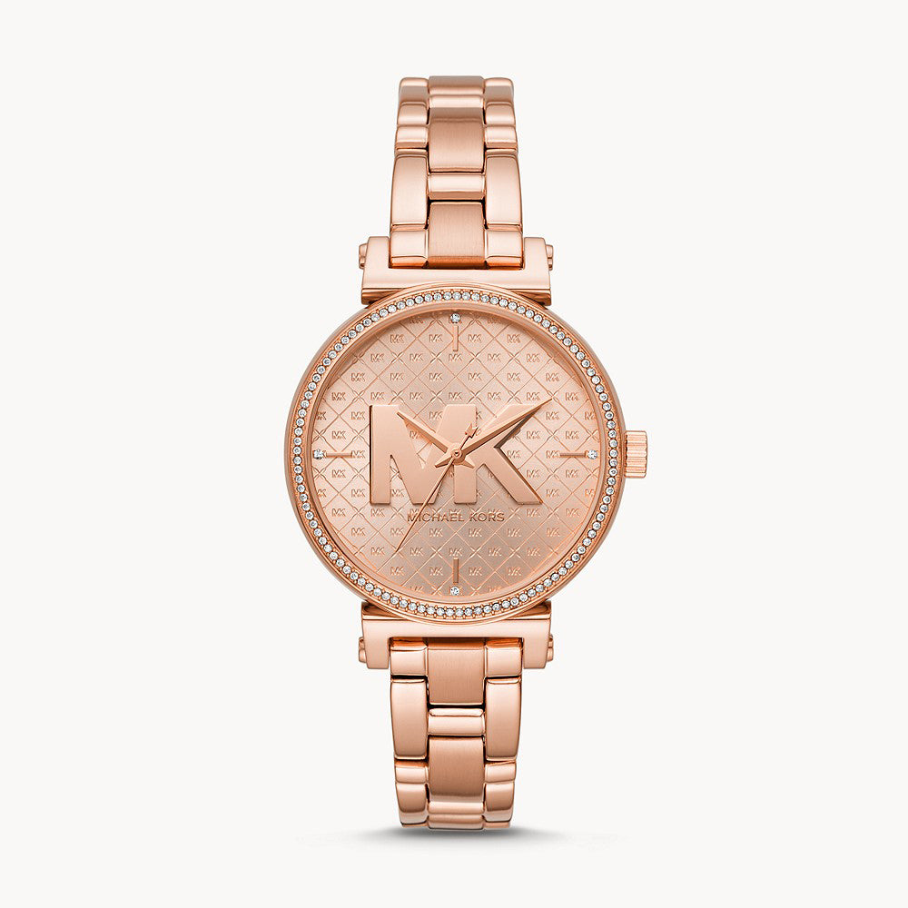 Michael Kors Sofie Rose Gold Stainless Steel Women&