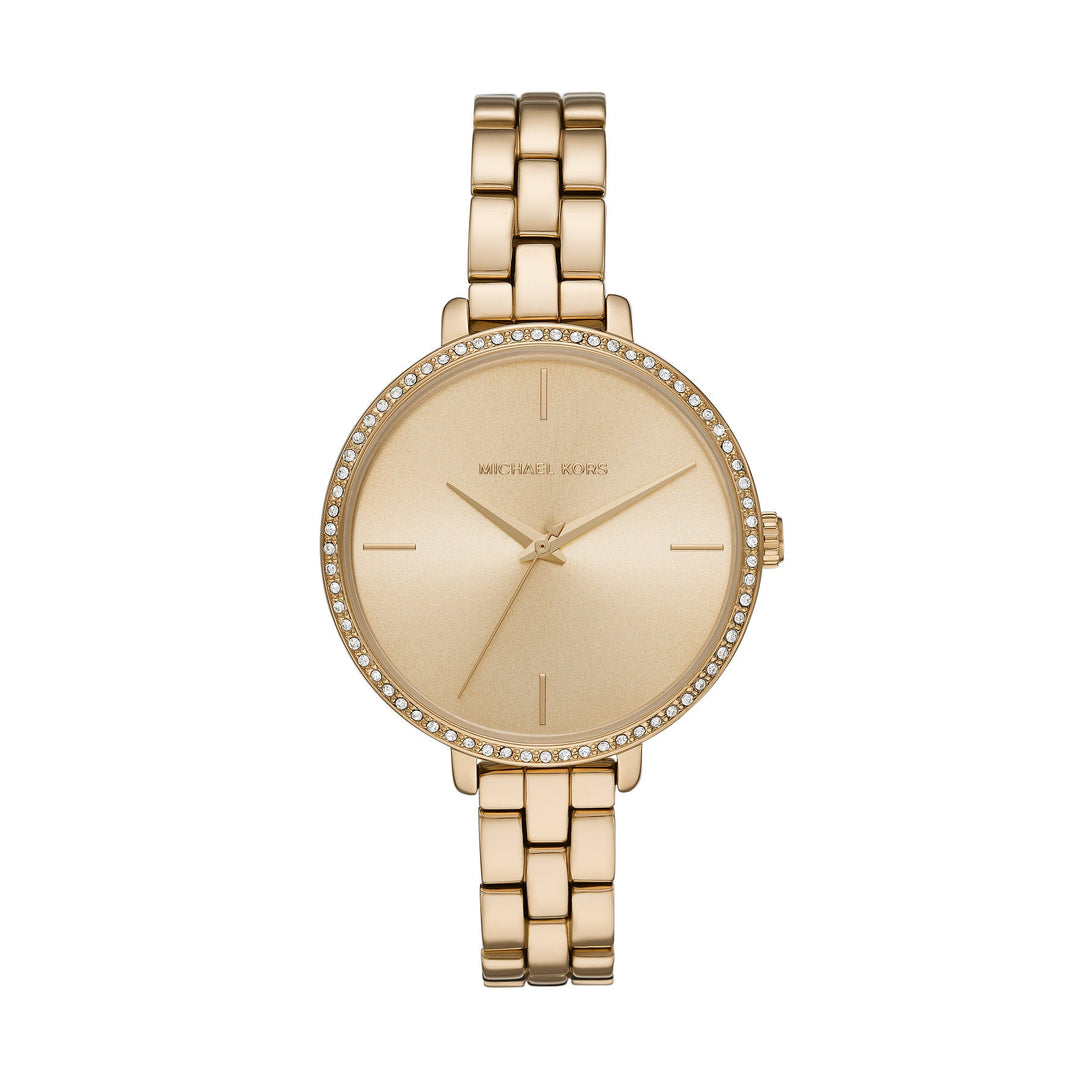Michael Kors Charley Three-Hand Gold-Tone Alloy Women&