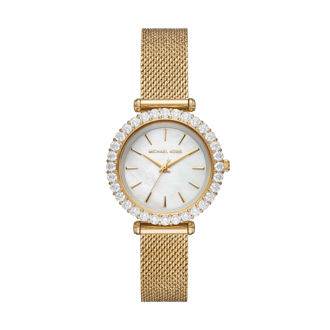 Michael Kors Darci Three-Hand Gold-Tone Stainless Steel Women&