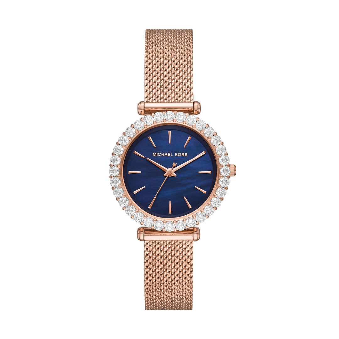 Michael Kors Darci Three-Hand Rose Gold-Tone Stainless Steel Women&