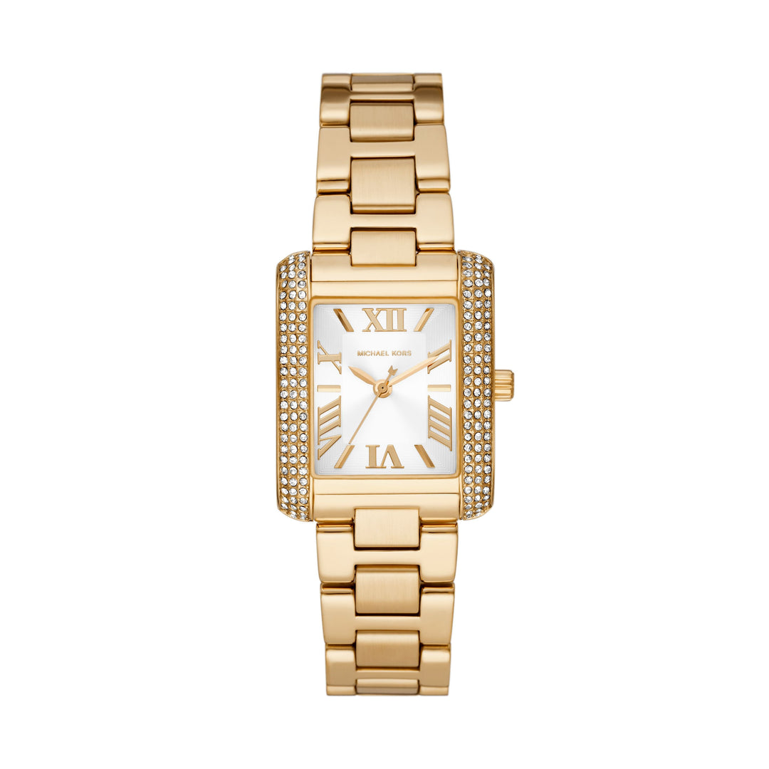 Michael Kors Emery Three-Hand Gold-Tone Stainless Steel Women&