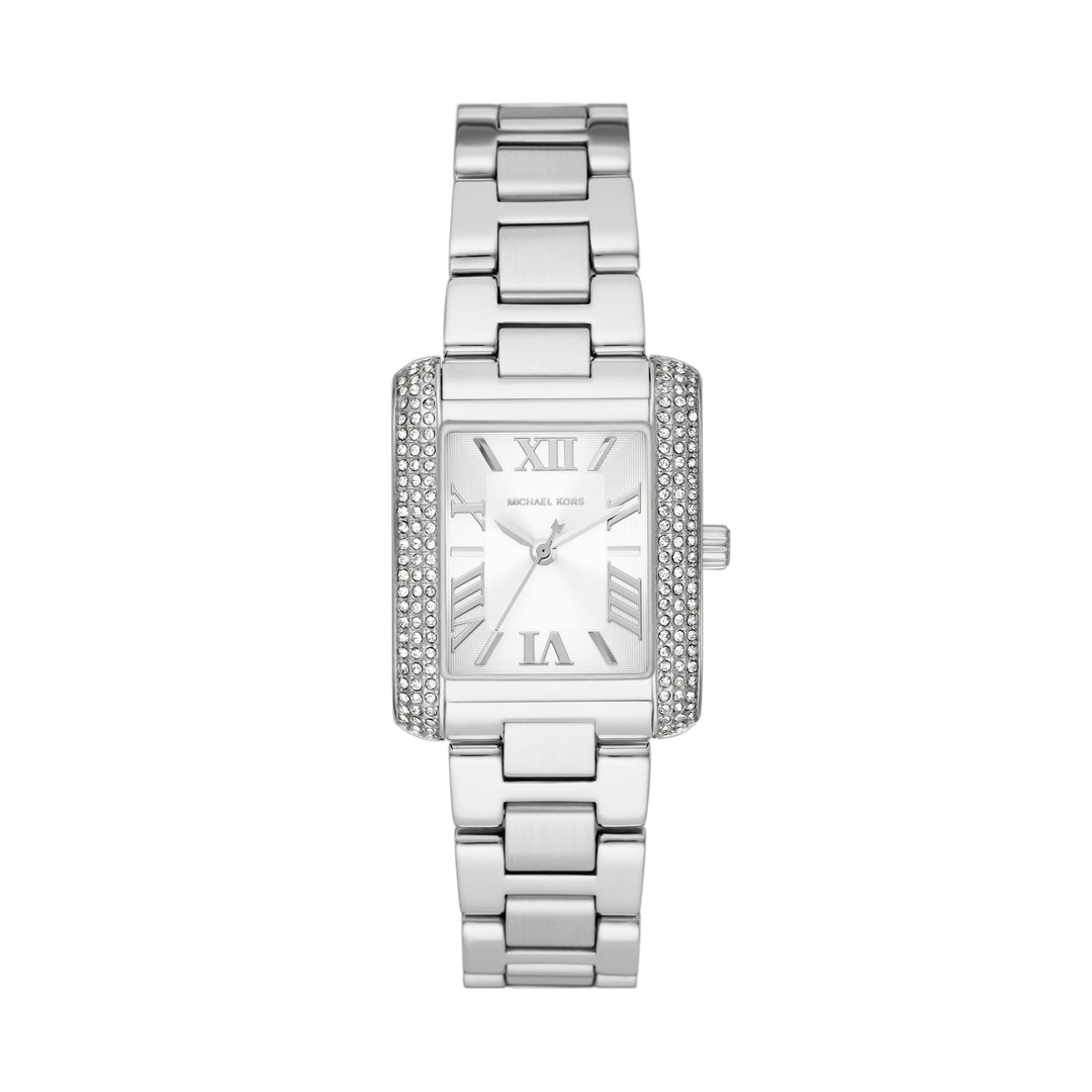 Michael Kors Emery Three-Hand Stainless Steel Women&