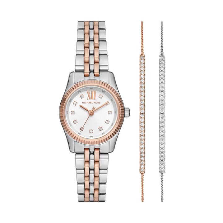 Michael Kors Lexington Silver Stainless Steel Women&
