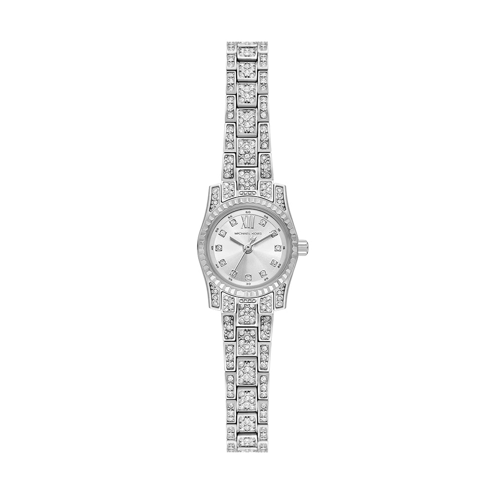 Michael Kors Lexington Three-Hand Stainless Steel Watch – Jacobs Jewels ...