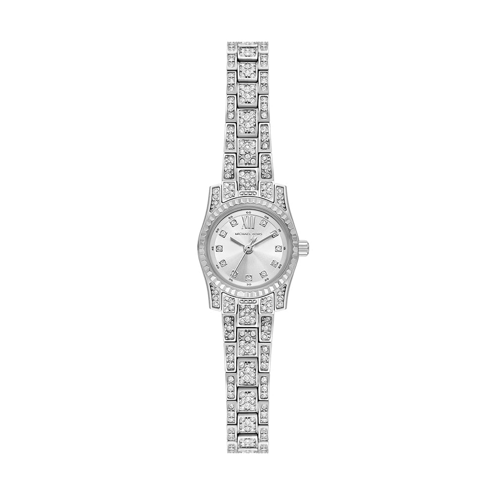 Michael Kors Lexington Three-Hand Stainless Steel Watch