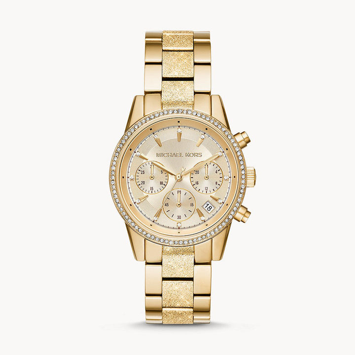 Michael Kors Bryant Gold Stainless Steel Women&