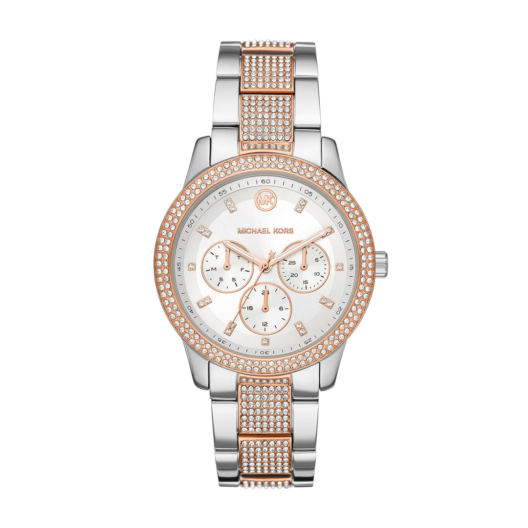 Michael Kors Tibby Multifunction Two-Tone Stainless Steel Women&