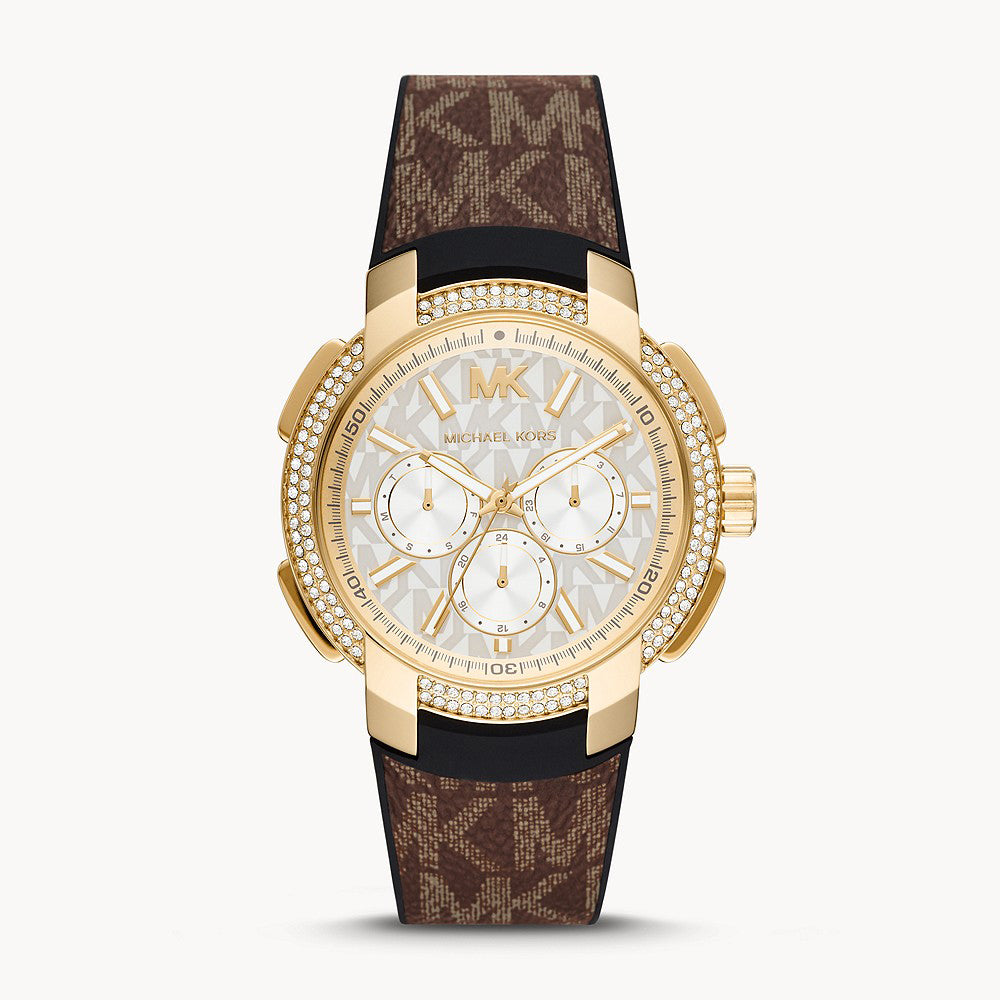 Michael Kors Sidney Gold Pvc Women&