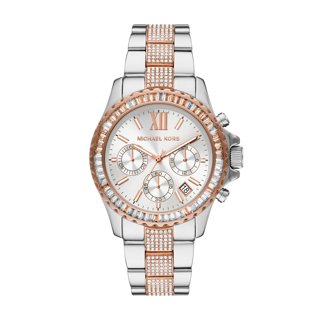 Michael Kors Everest Chronograph Two-Tone Stainless Steel Women&