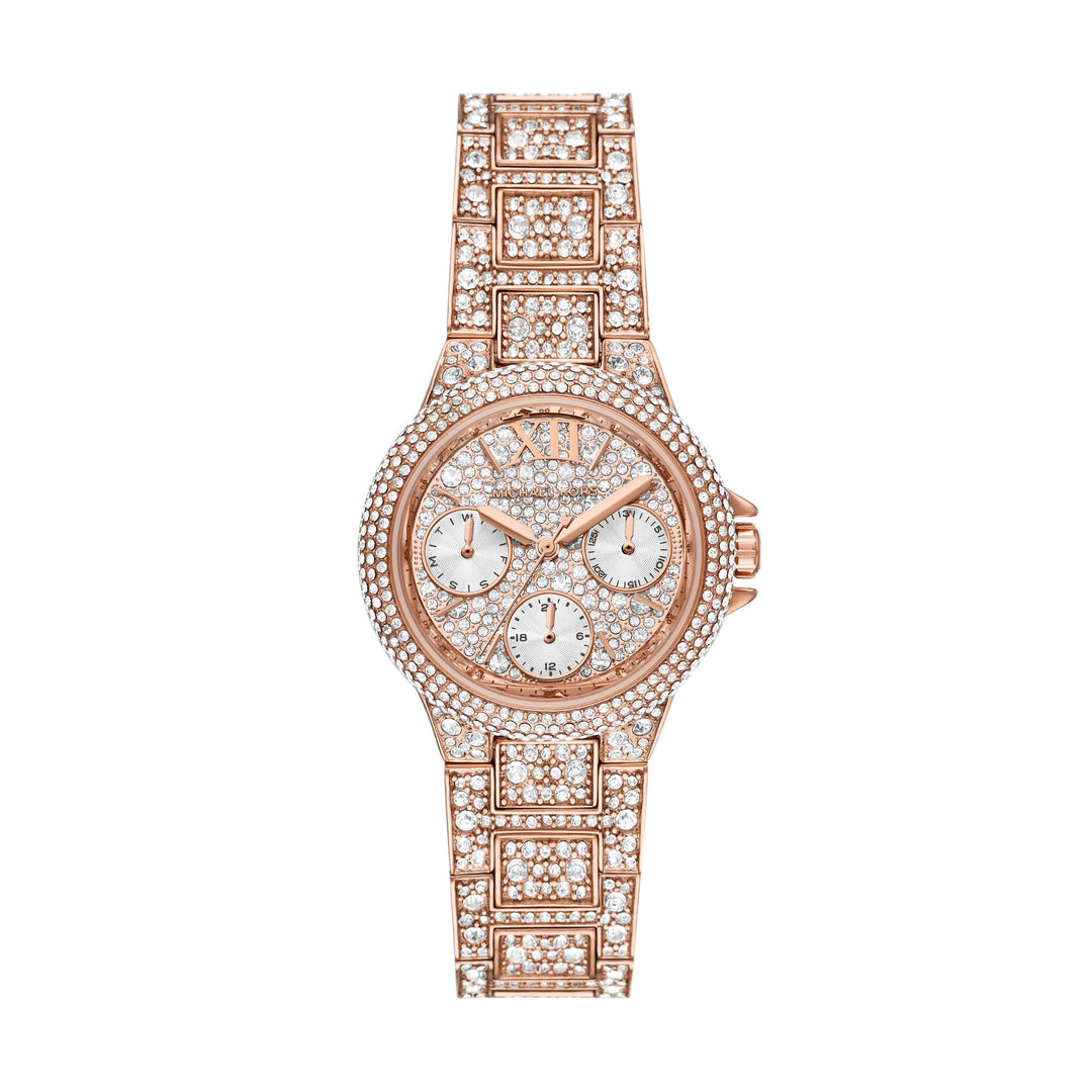 Michael Kors Camille Multifunction Rose Gold-Tone Stainless Steel Women&