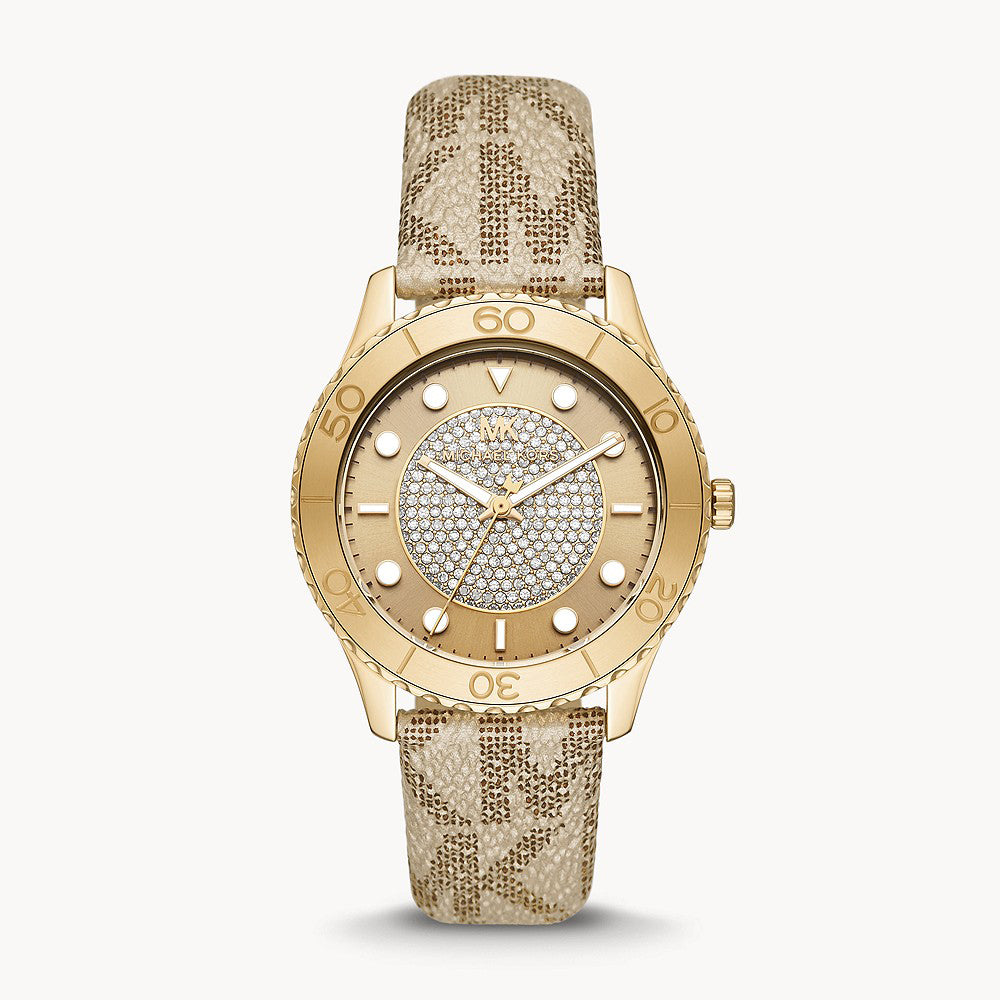 Michael Kors Runway Gold Pvc Women&