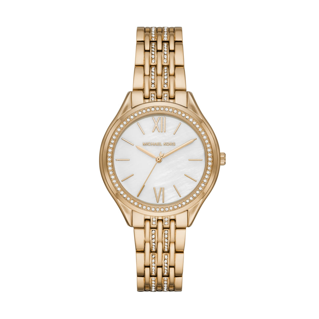 Michael Kors Mother of Pearl Analog Women&