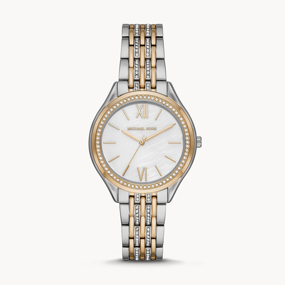 Michael Kors Mindy Silver Stainless Steel Women&