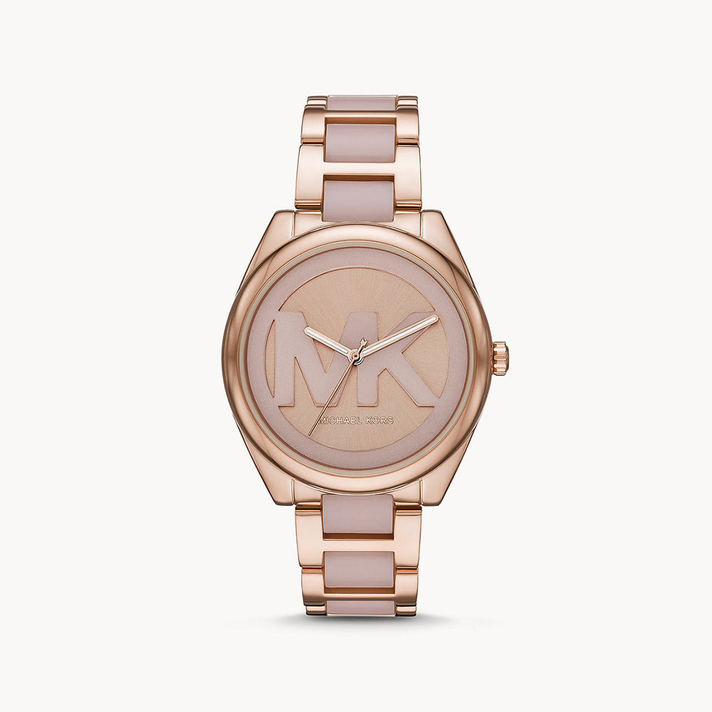 Michael Kors Janelle Rose Gold Mixed Women&