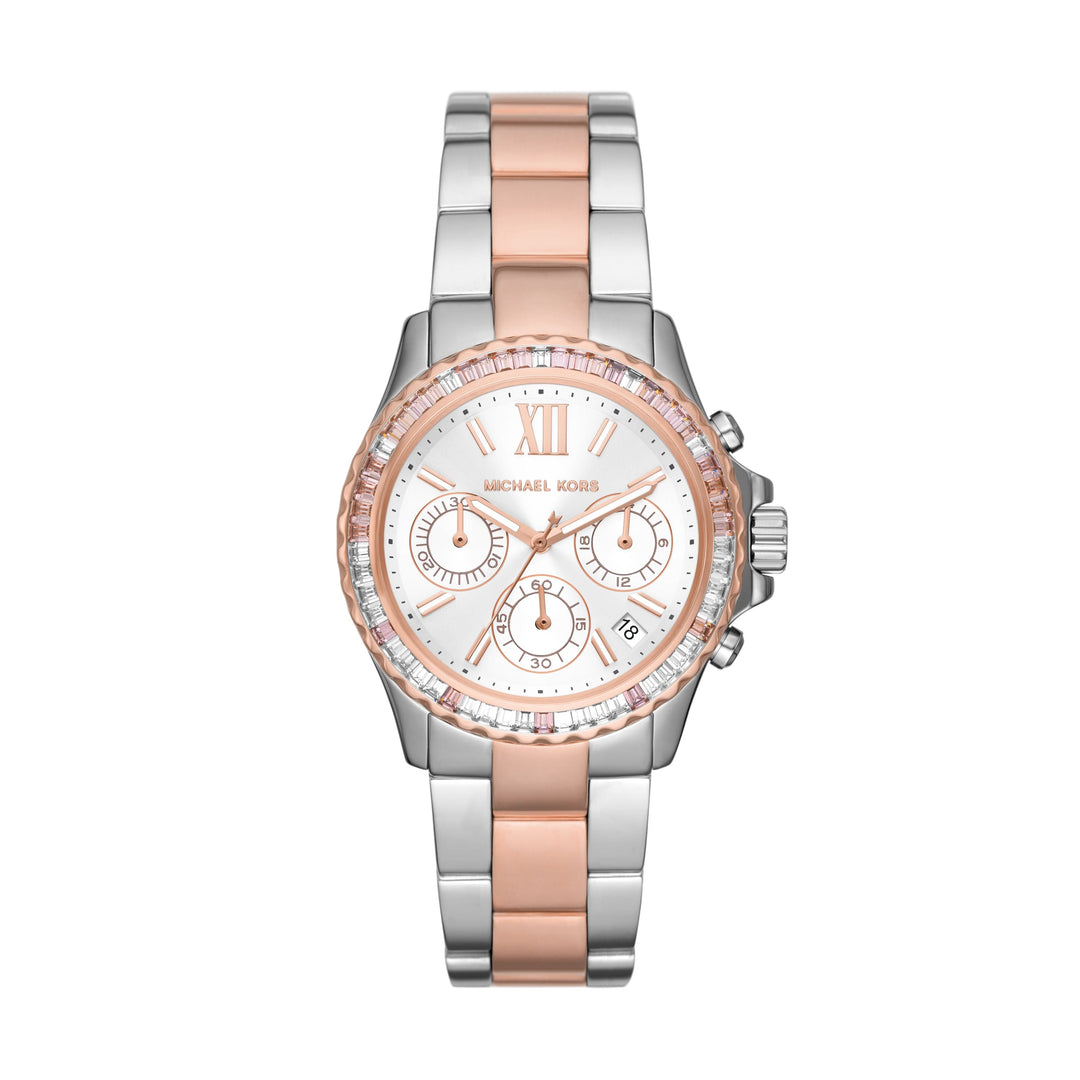 Michael Kors Everest Chronograph Two-Tone Stainless Steel Women&