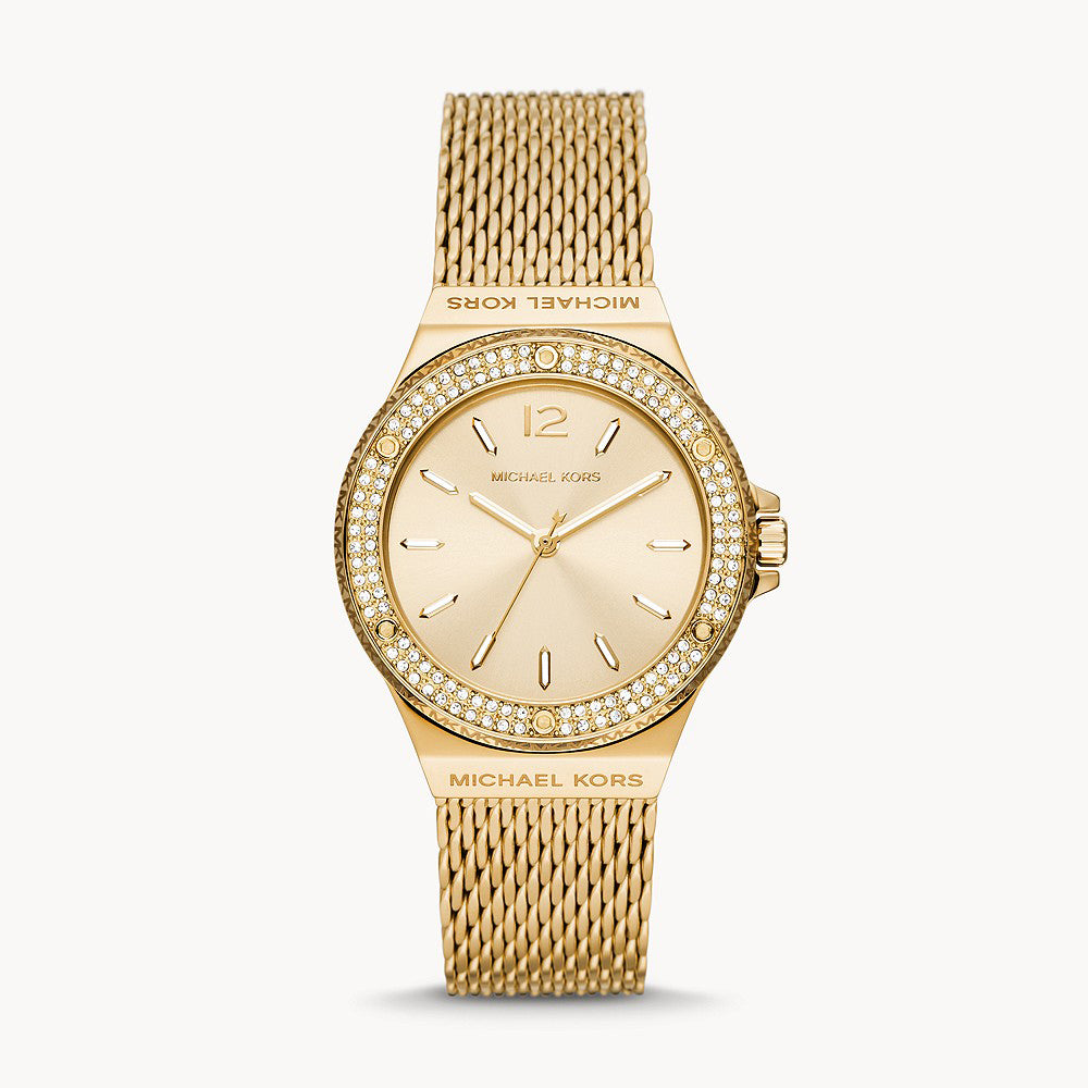 Michael Kors Lennox Gold Stainless Steel Women&