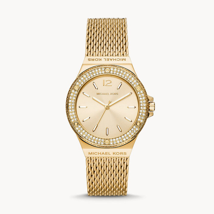 Michael Kors Lennox Gold Stainless Steel Women&