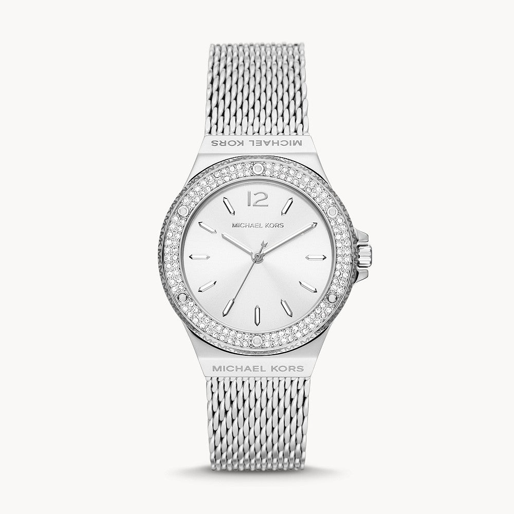Michael Kors Lennox Silver Stainless Steel Women&