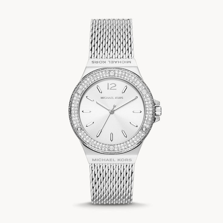 Michael Kors Lennox Silver Stainless Steel Women&