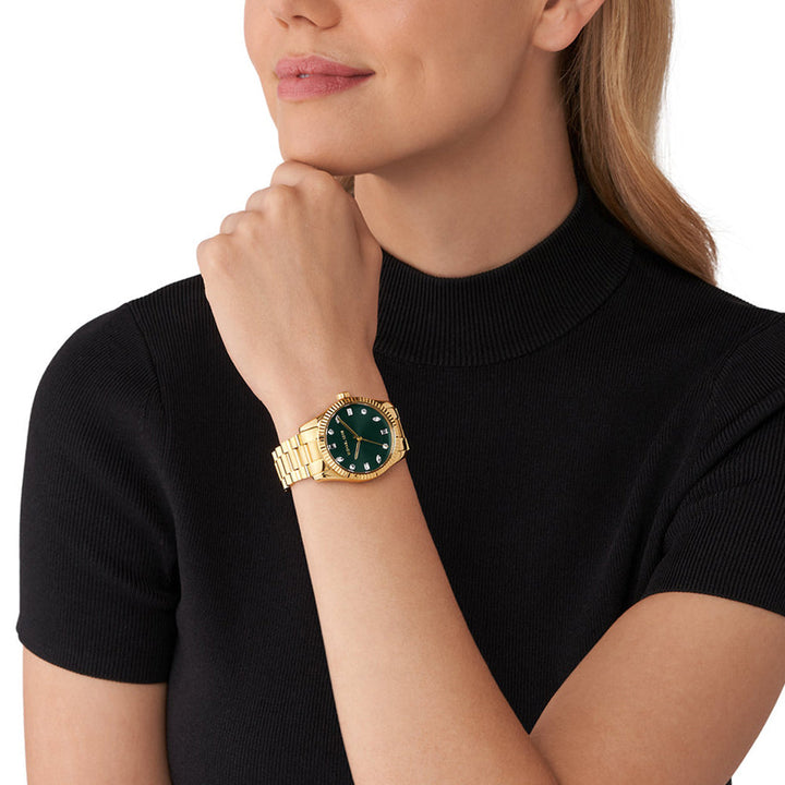 Michael Kors Lexington Gold Women&