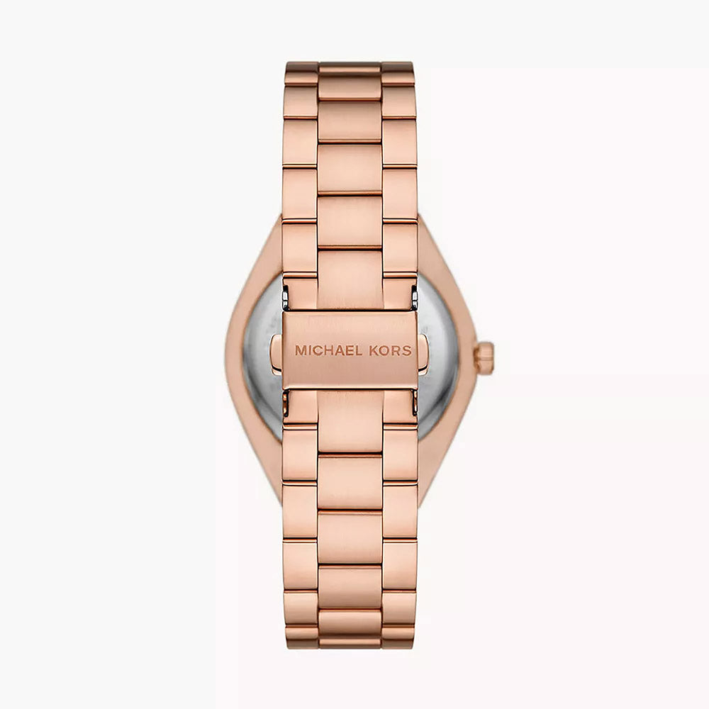 Michael Kors Lennox Rose Gold Stainless Steel Women&