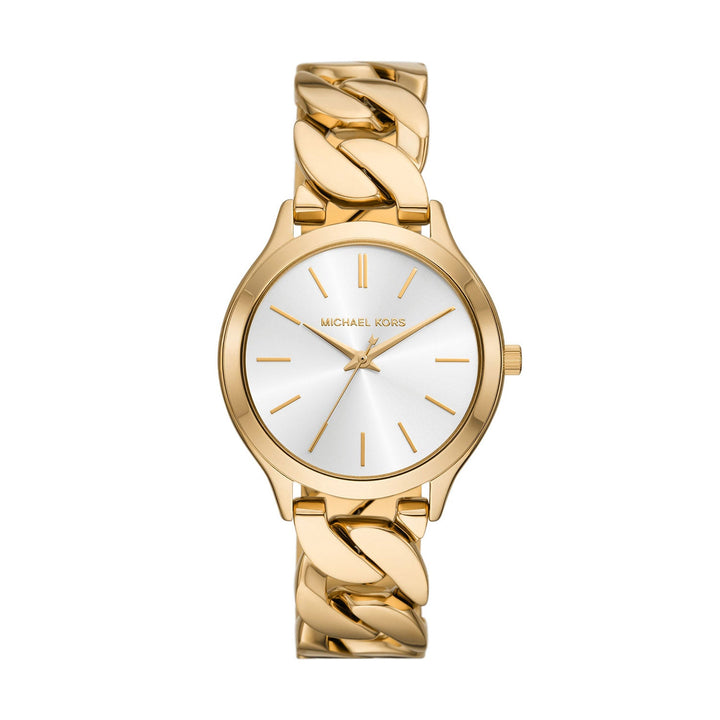 Michael Kors Runway Gold Stainless Steel Women&