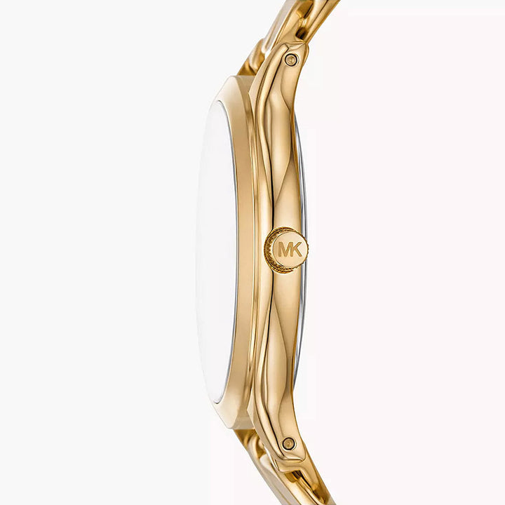Michael Kors Runway Gold Stainless Steel Women&