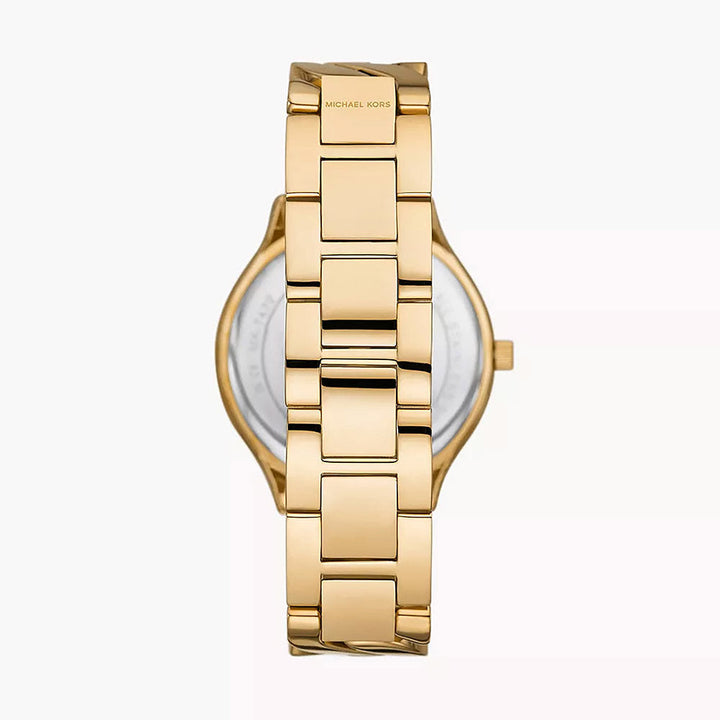 Michael Kors Runway Gold Stainless Steel Women&