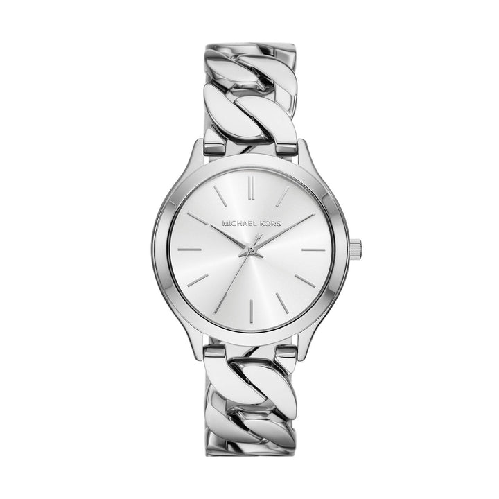 Michael Kors Runway Silver Stainless Steel Women&