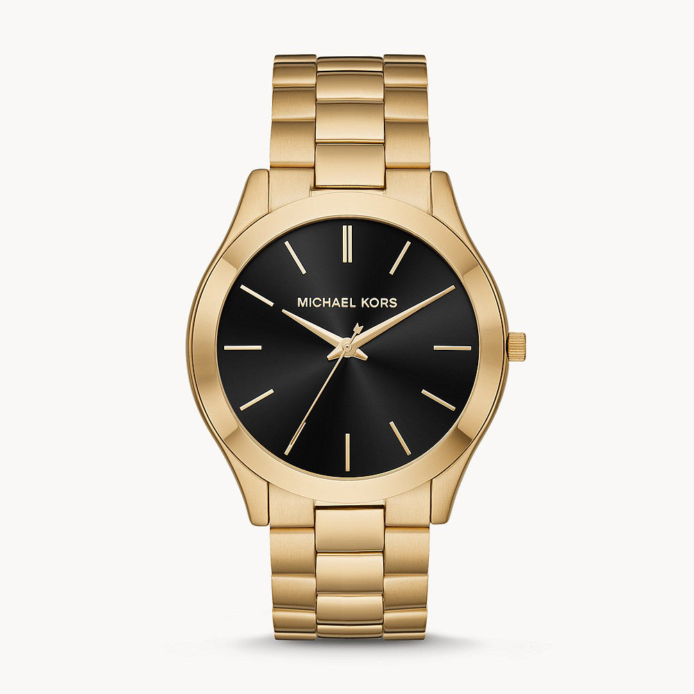 Michael Kors Slim Runway Gold-Tone Men&