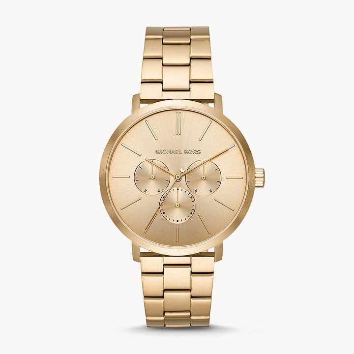 Michael Kors Blake Multifunction Gold-Tone Stainless Steel Men&
