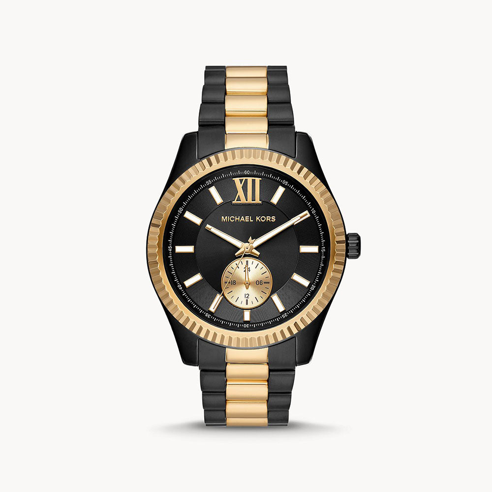 Michael Kors Lexington Multifunction Two-Tone Stainless Steel Men&
