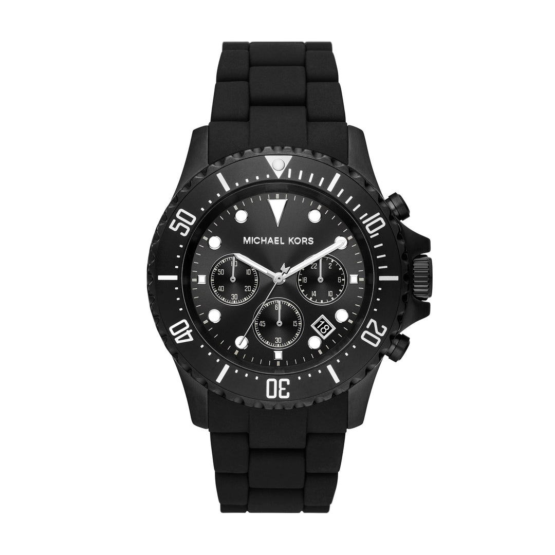 Michael Kors Everest Chronograph Two-Tone Stainless Steel And Silicone Men&