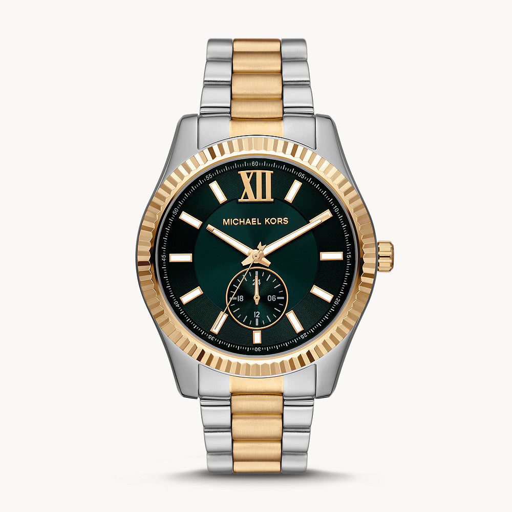 Michael Kors Lexington Multifunction Two-Tone Stainless Steel Men&