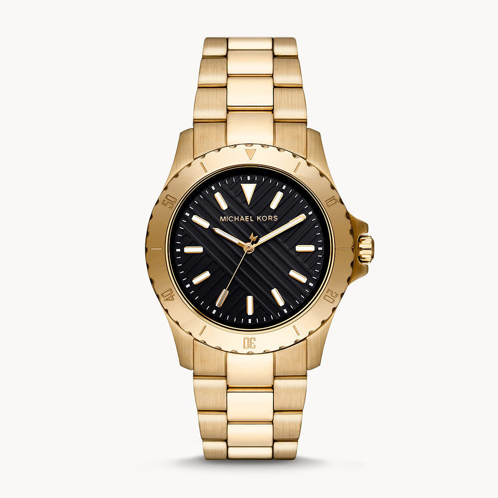 Michael Kors Everest Gold Stainless Steel Men&