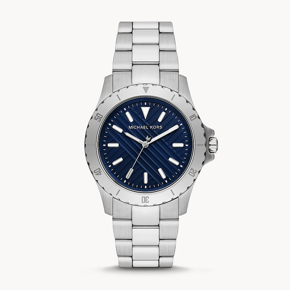 Michael Kors Everest Silver Stainless Steel Men&