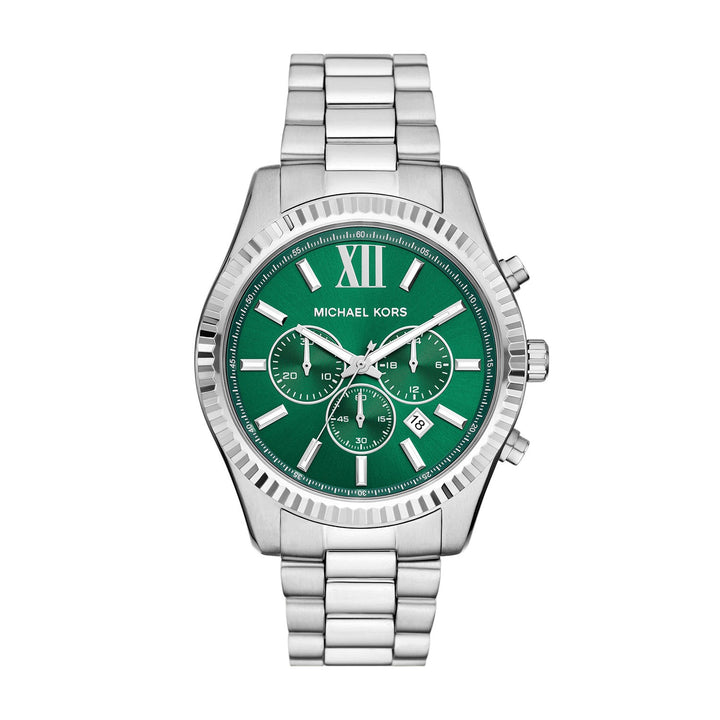 Michael Kors Lexington Silver Stainless Steel Men&