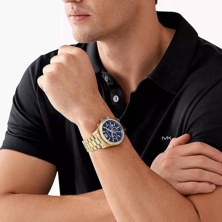 Michael Kors Lexington Gold Stainless Steel Men's Watch