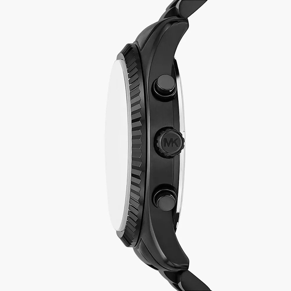 Michael Kors Lexington Black Stainless Steel Men&