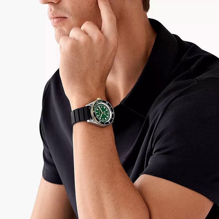 Michael Kors Maritime Silver Stainless Steel Men&