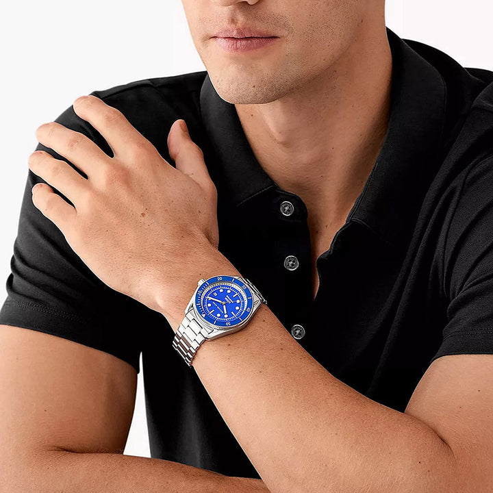 Michael Kors Maritime Silver Stainless Steel Men's Watch