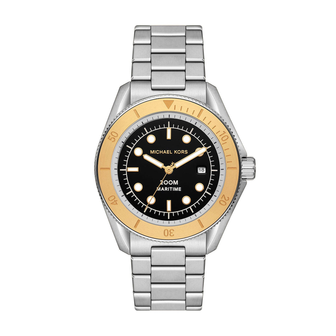Michael Kors Maritime Silver Stainless Steel Men&