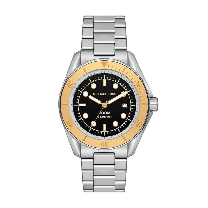 Michael Kors Maritime Silver Stainless Steel Men&