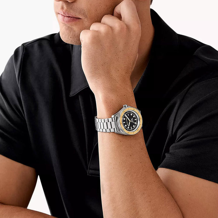 Michael Kors Maritime Silver Stainless Steel Men&