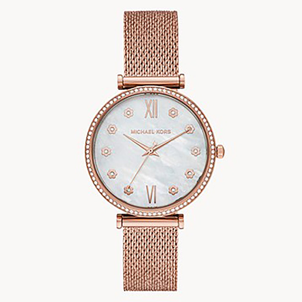 Michael Kors Mother of Pearl Analog Men&