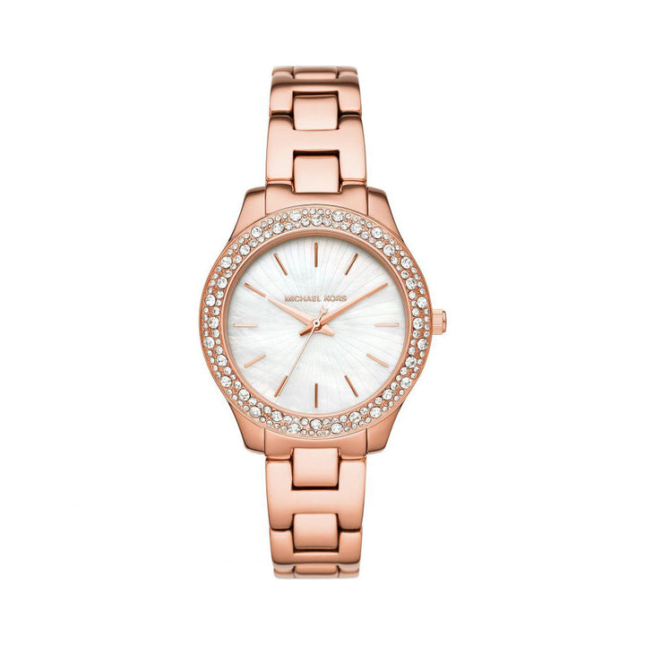 Michael Kors Mother of Pearl Analog Women&