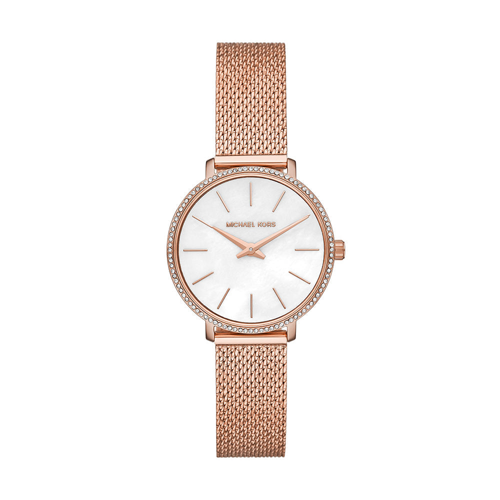 Michael Kors Mother of Pearl Analog Men&