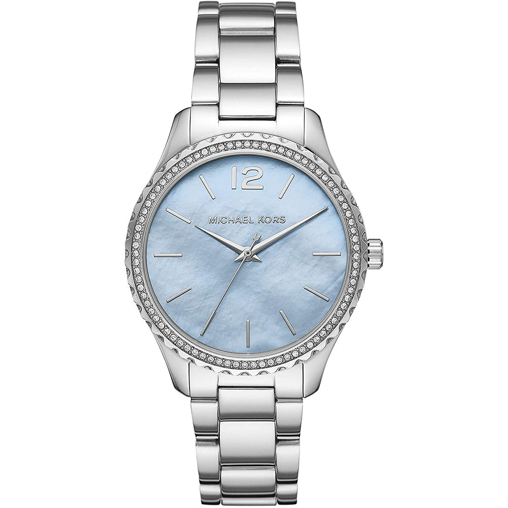 Michael Kors Mother of Pearl Analog Women&