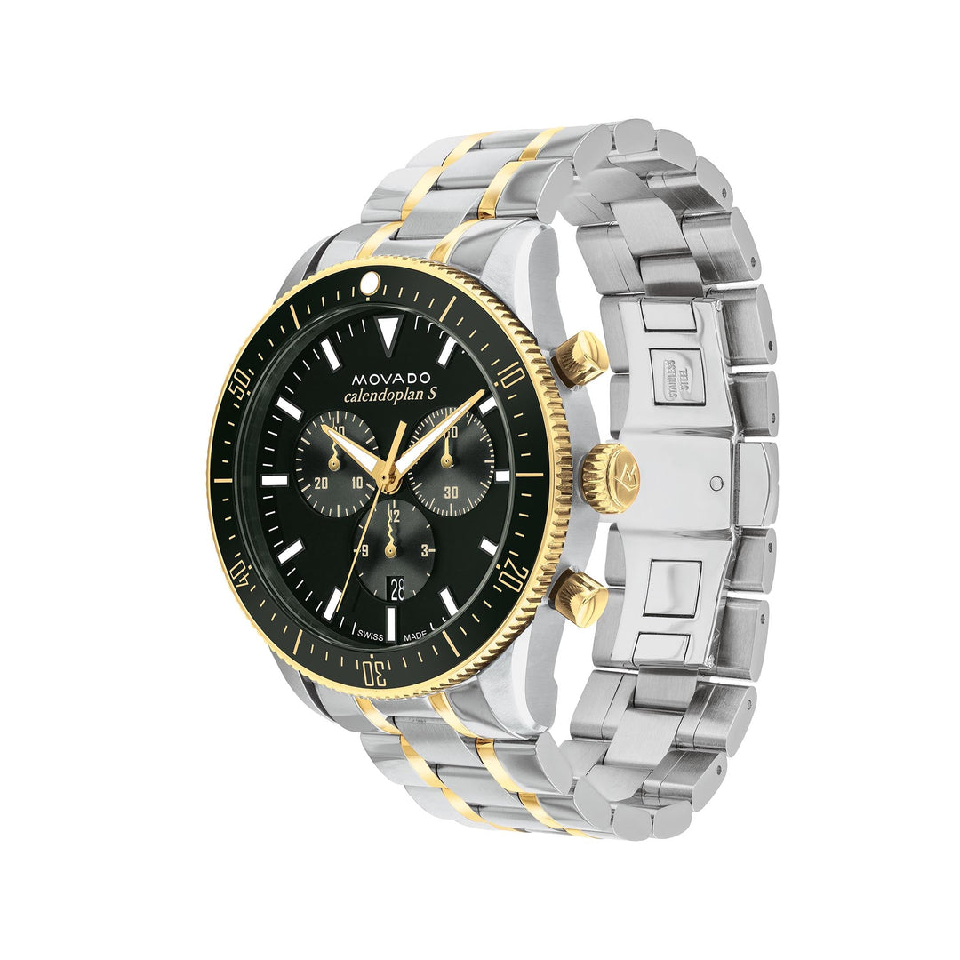 Movado Bold Men's Watch Silver Tone Case Quartz